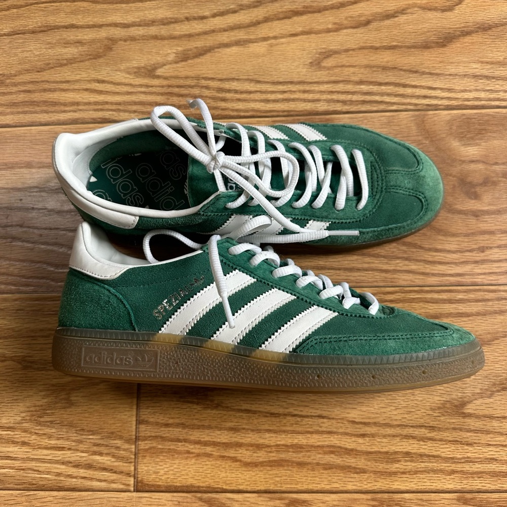 Adidas Green and White Spezials